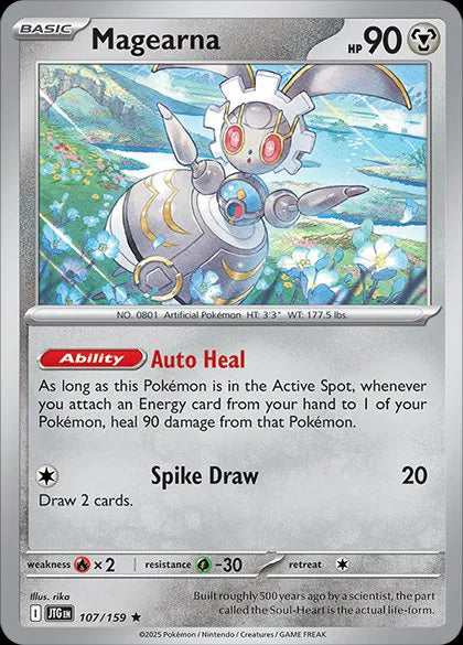 107/159 Magerna Reverse Holo - Journey Together