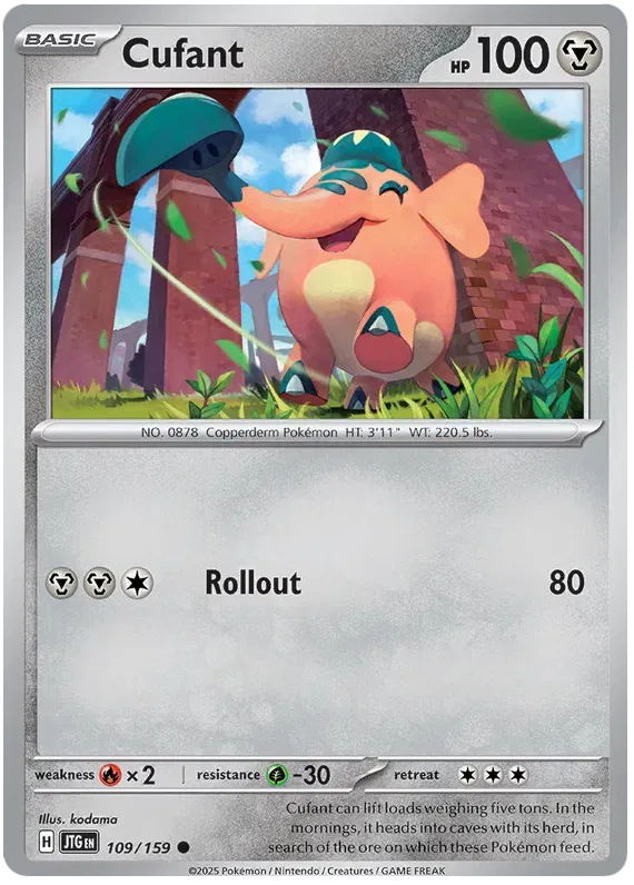 109/159 Cufant Reverse Holo - Journey Together