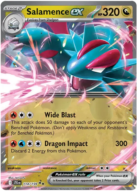 114/159 Salamence EX - Journey Together