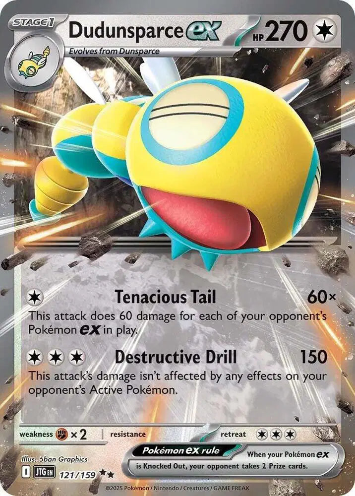 121/159 Dudunsparce EX - Journey Together