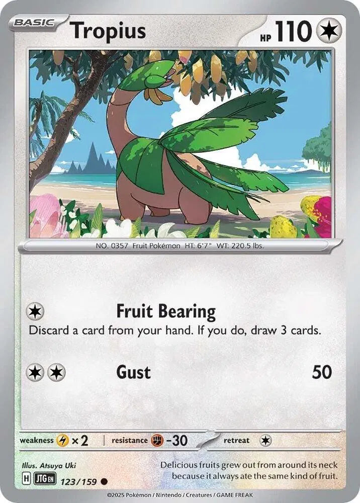 123/159 Tropius Reverse Holo - Journey Together