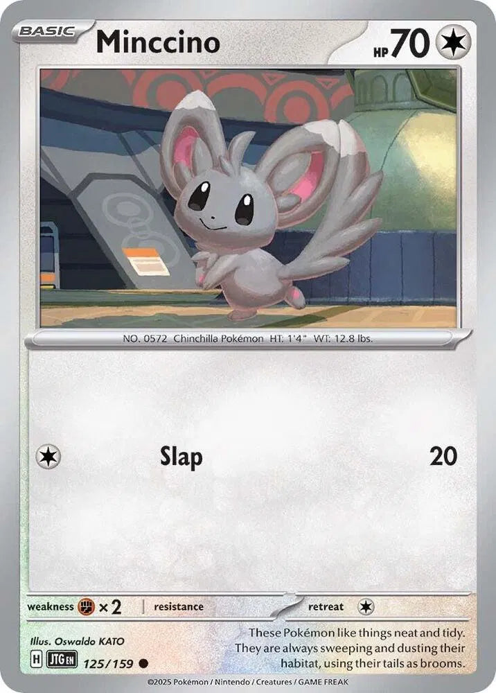 125/159 Minccino Reverse Holo - Journey Together