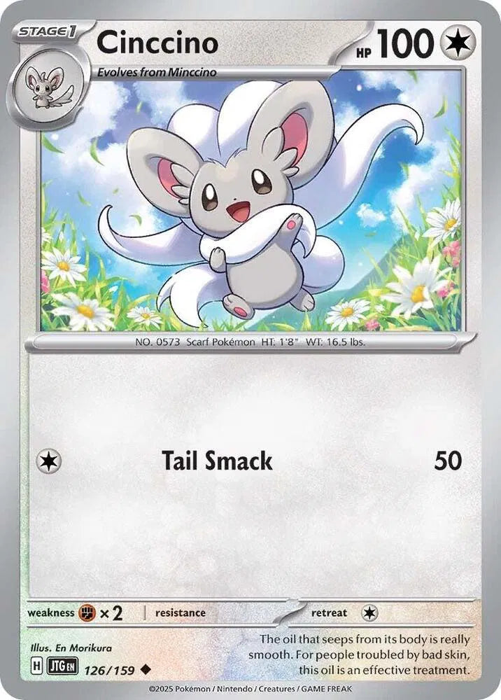 126/159 Cinccino Reverse Holo - Journey Together