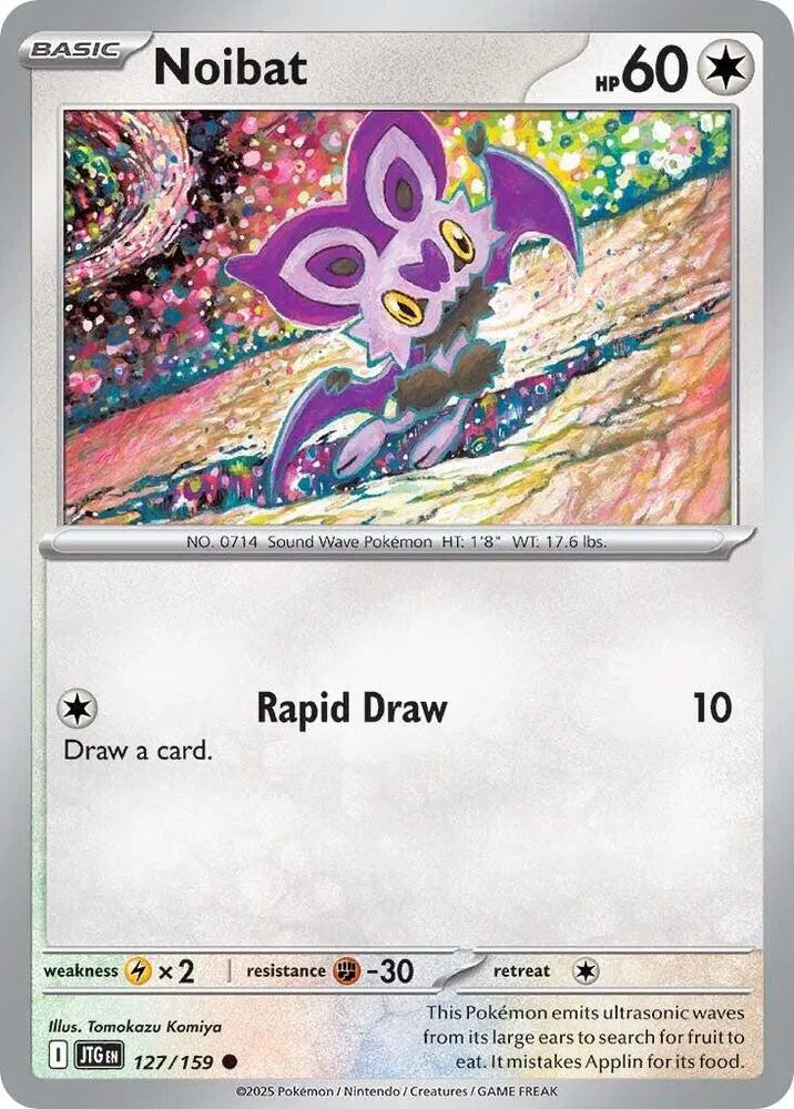 127/159 Noibat Reverse Holo - Journey Together