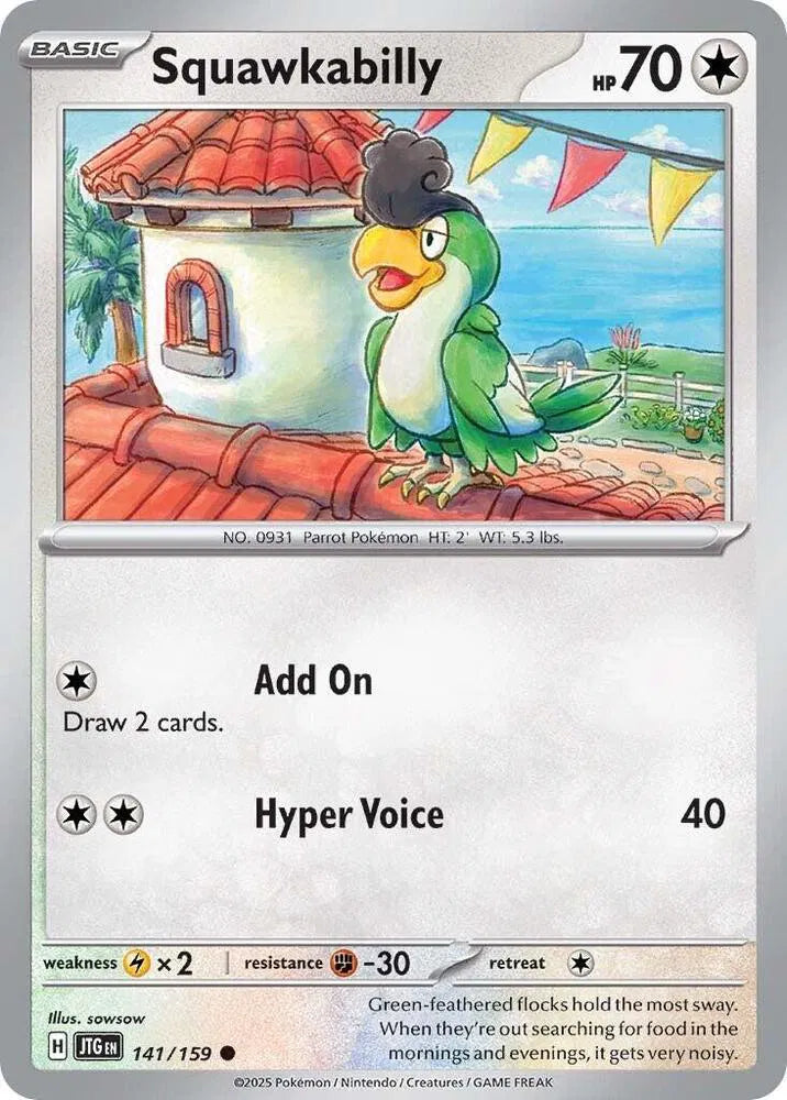 141/159 Squawkabilly Reverse Holo - Journey Together