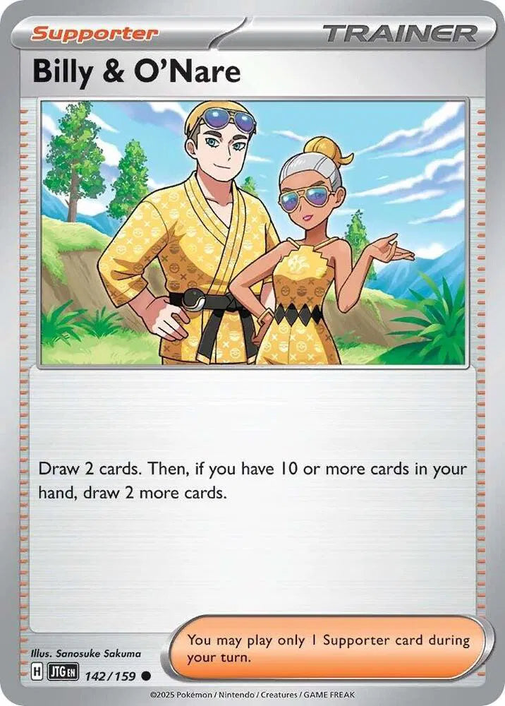 142/159 Billy & O'Nare Reverse Holo - Journey Together