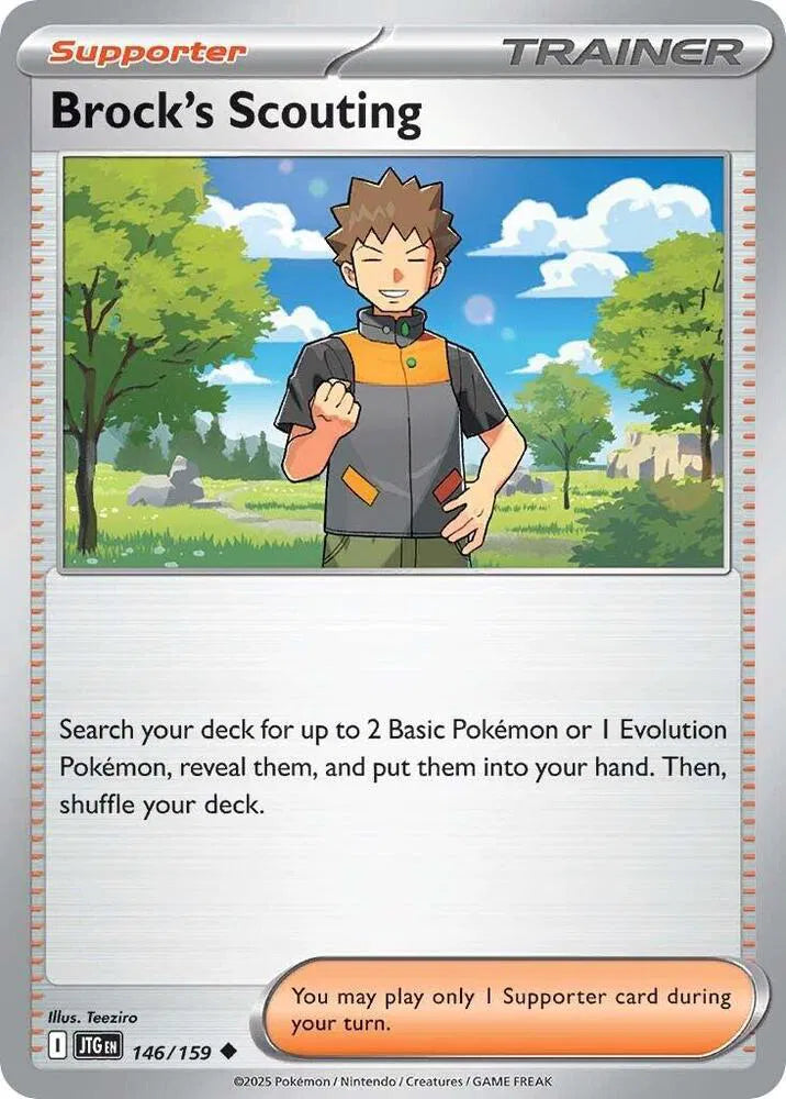 146/159 Brock's Scouting Reverse Holo - Journey Together