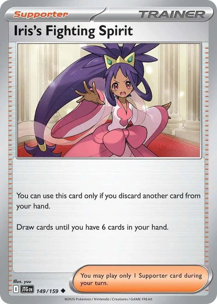 149/159 Iris's Fighting Spirtit Reverse Holo - Journey Together