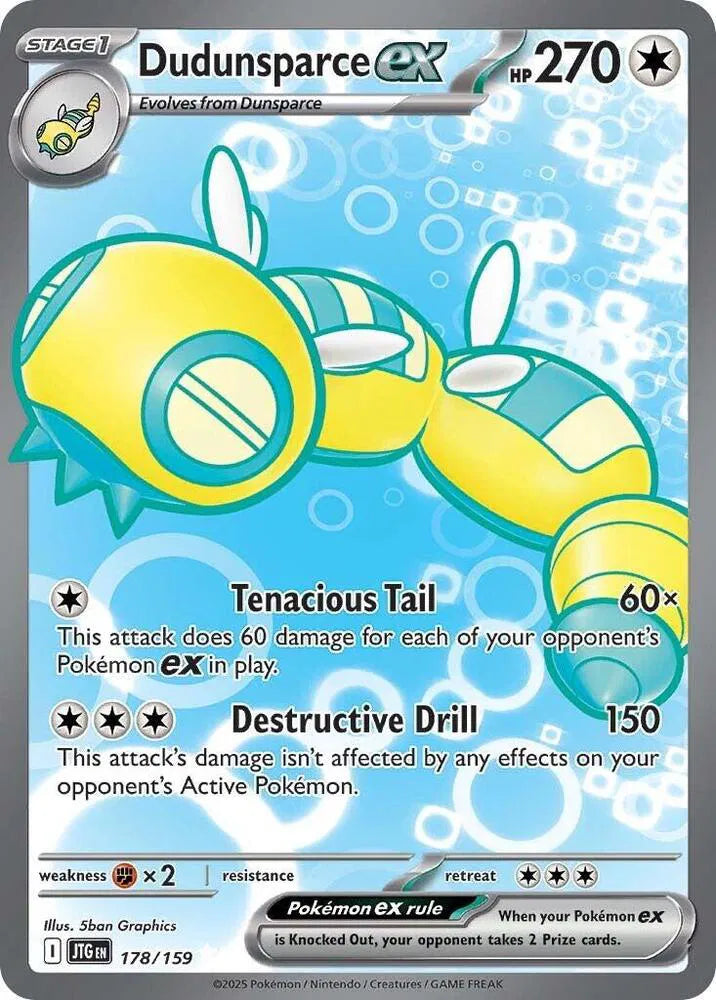 178/159 Dudunsparce EX - Journey Together - Journey Together