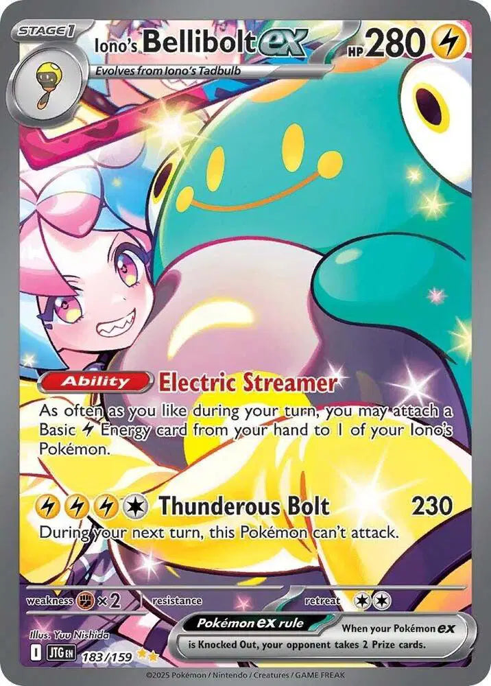 183/159 Iono's Bellibolt EX - Journey Together