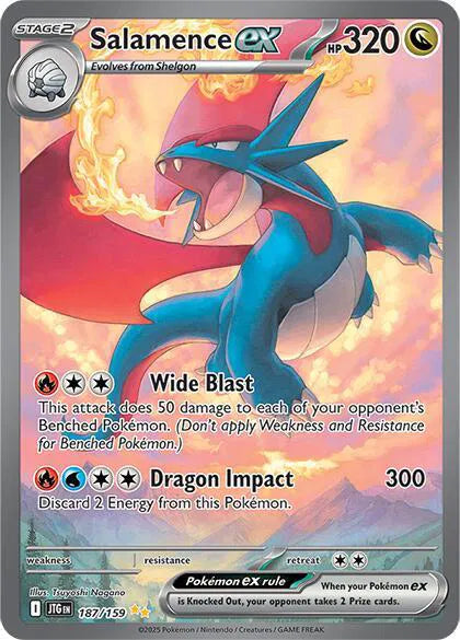 187/159 Salamence EX - Journey Together