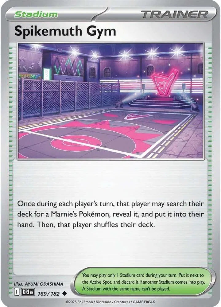 169/182 Spikemuth Gym Reverse Holo