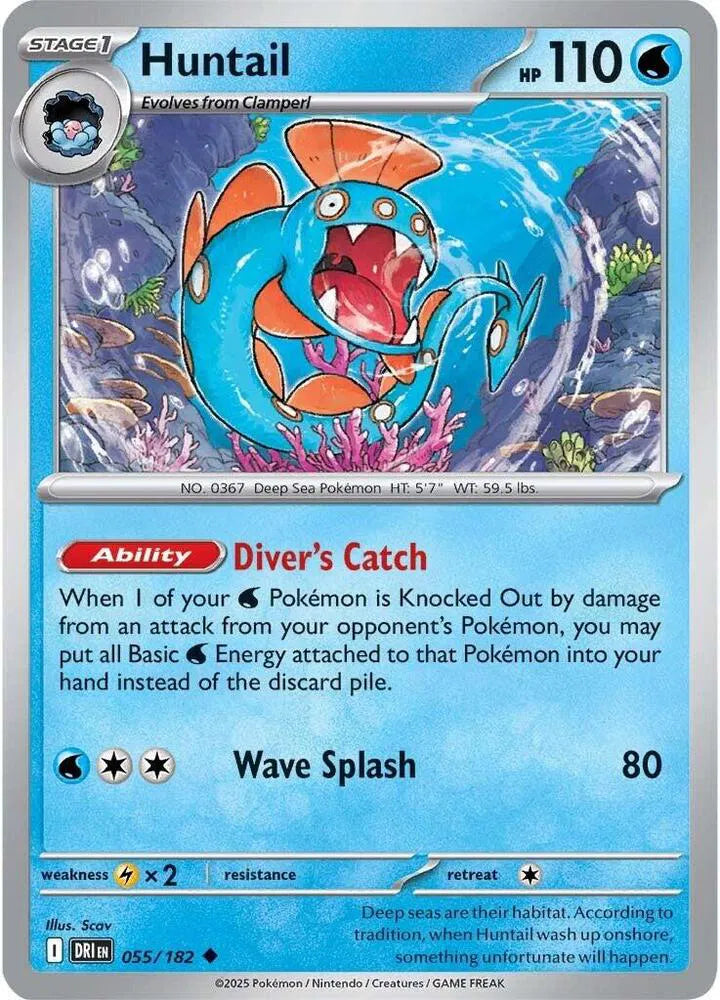 055/182 Huntail Reverse Holo