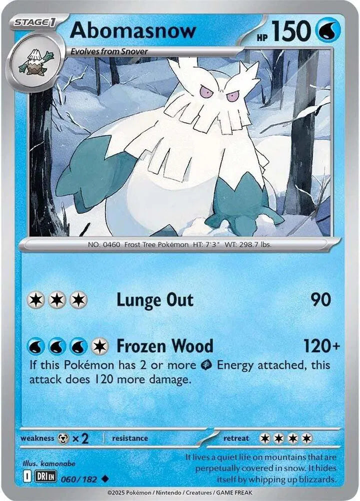 060/182 Abomasnow Reverse Holo