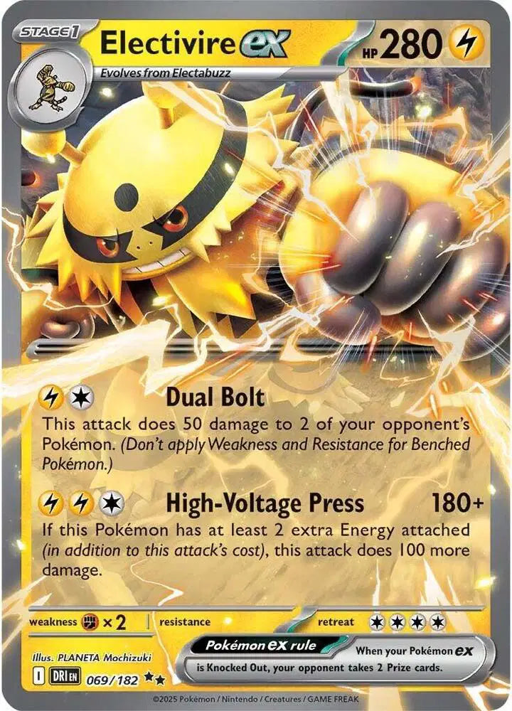 069/182 Electivire EX - Destined Rivals