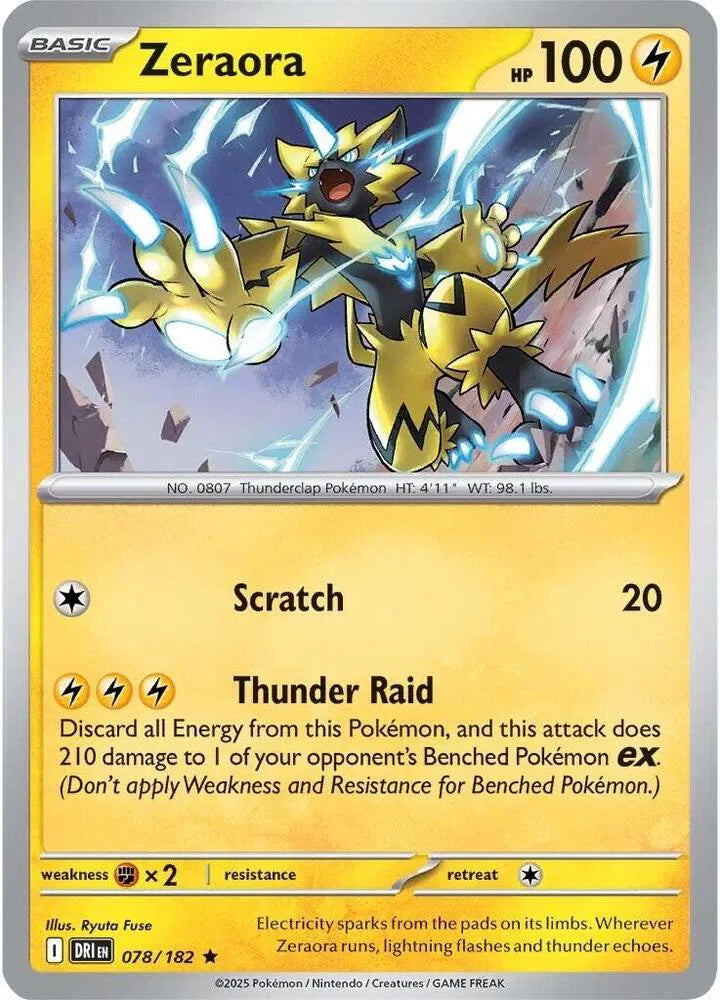 078/182 Zeraora Reverse Holo