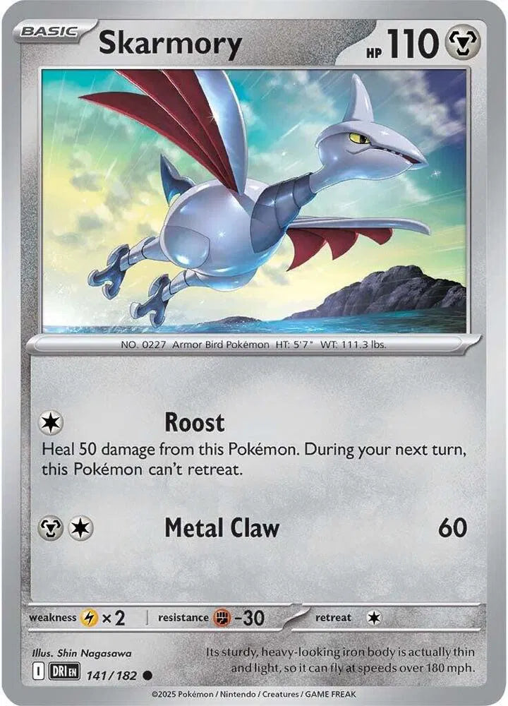 141/182 Skarmory Reverse Holo