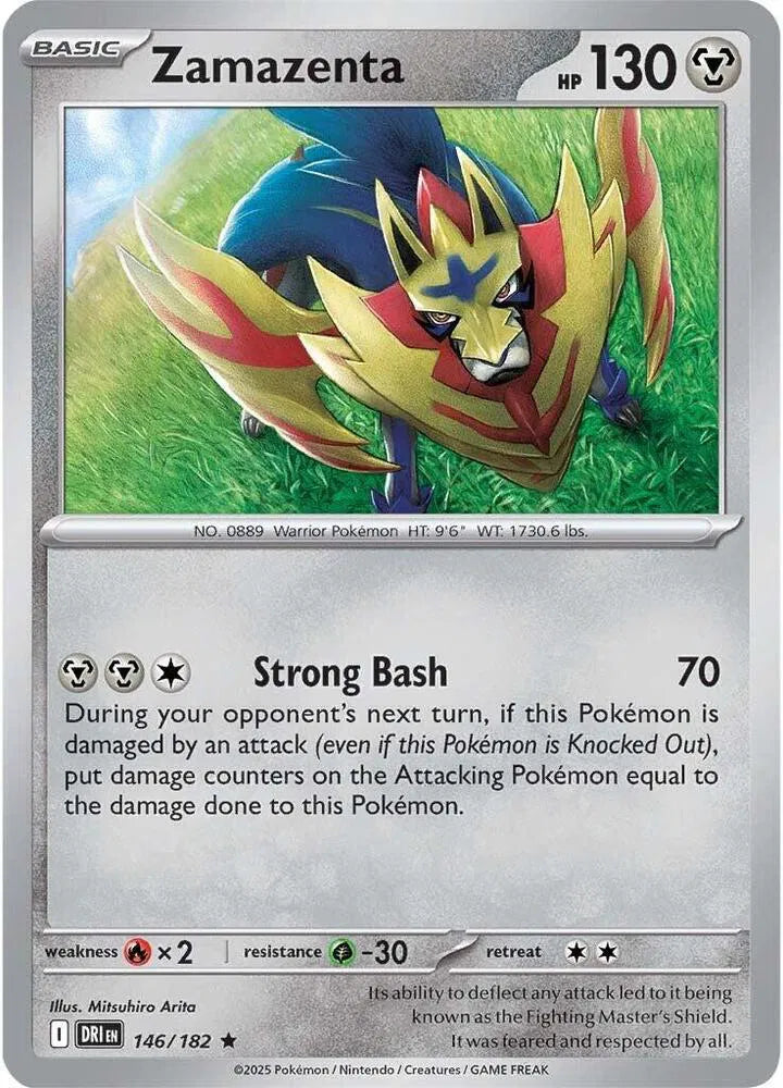 146/182 Zamazenta Holofoil