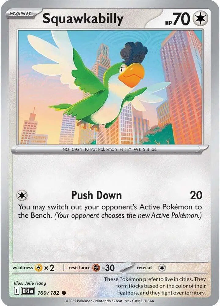 160/182 Squawkabilly Reverse Holo