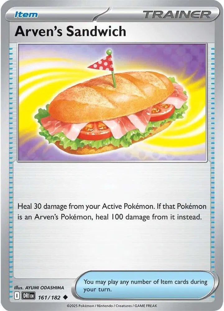 161/182 Arven's Sandwich Reverse Holo