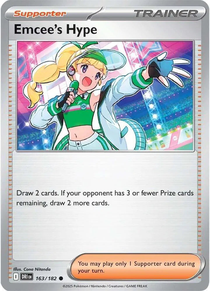 163/182 Emcee's Hype Reverse Holo - Destined Rivals