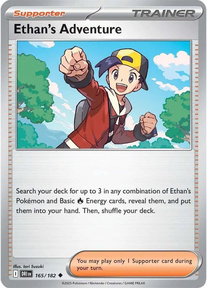 165/182 Ethan's Adventure Reverse Holo