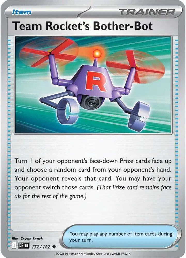 172/182 Team Rocket's Bother Reverse Holo