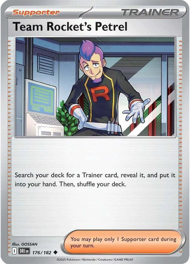 176/182 Team Rocket's Petrel Reverse Holo - Destined Rivals