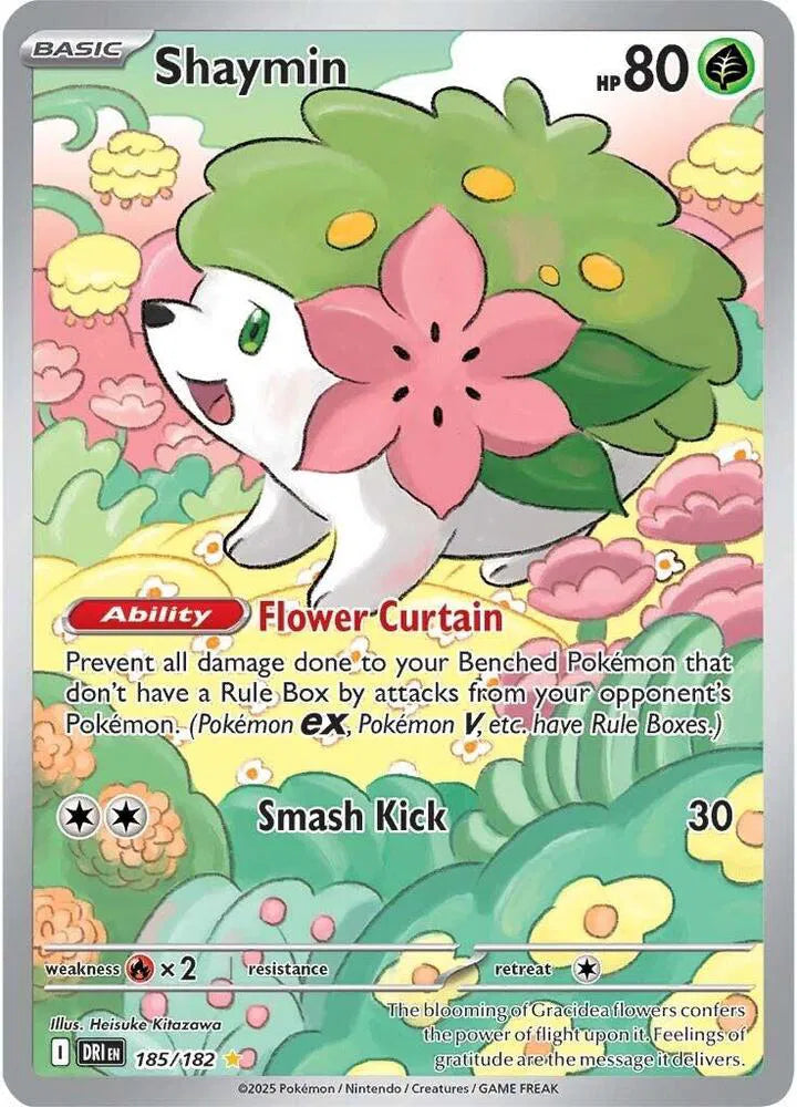 185/182 Shaymin - Destined Rivals