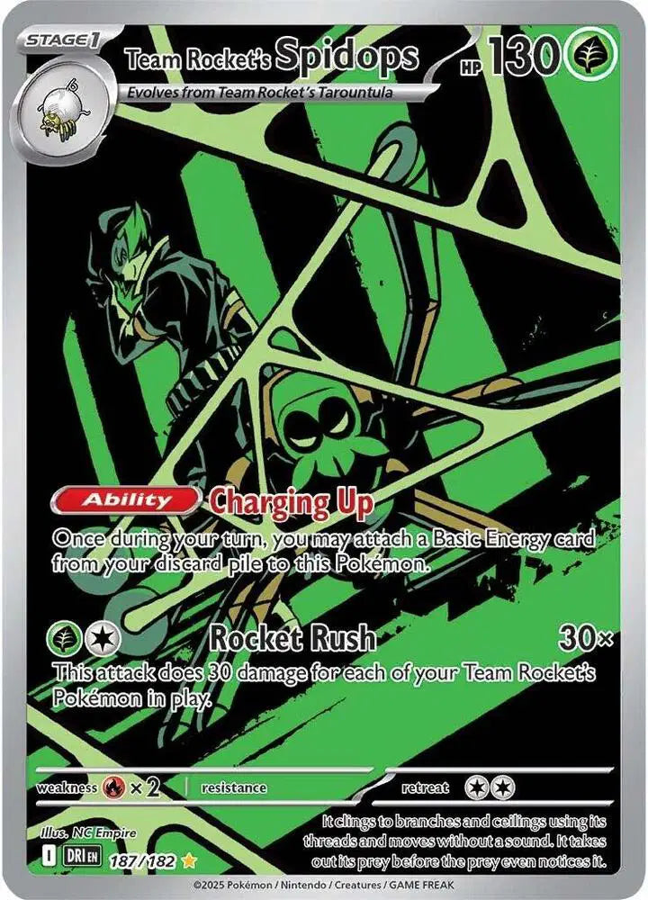 187/182 Team Rocket's Spidops - Destined Rivals