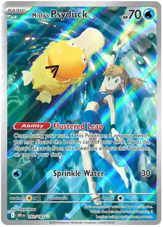 193/182 Misty's Psyduck