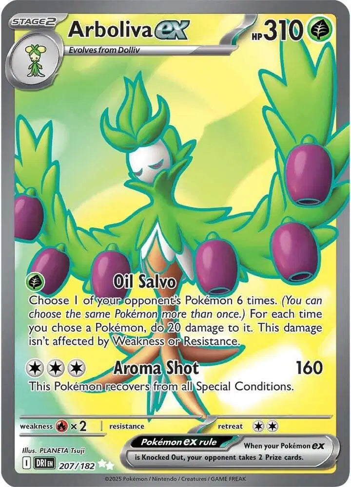 207/182 Arboliva EX - Destined Rivals