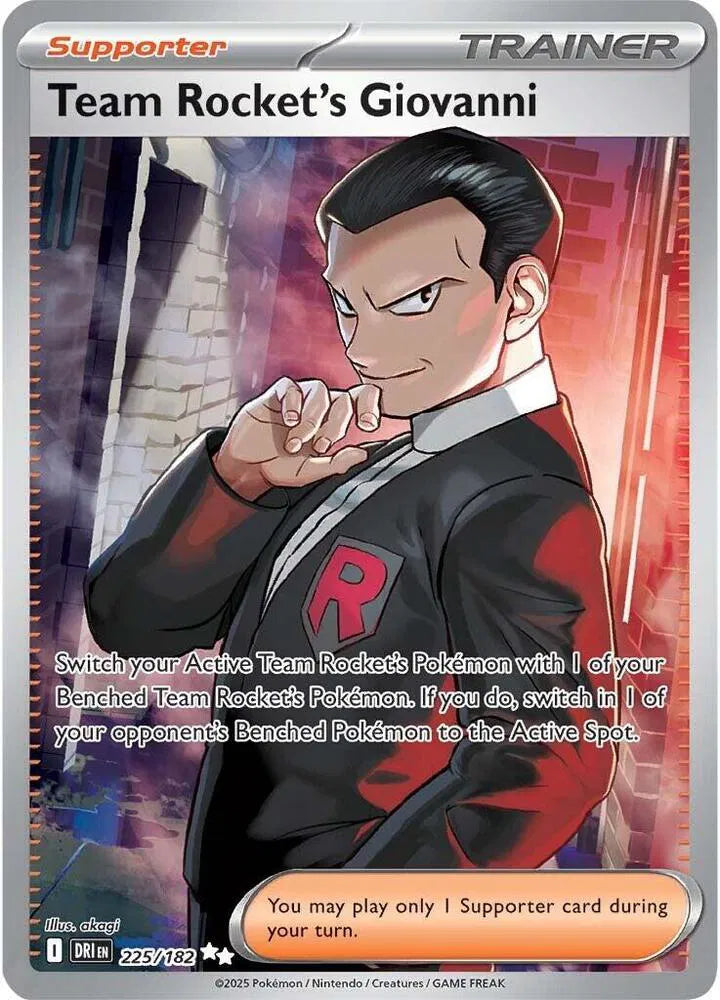 225/182 Team Rocket's Giovanni - Destined Rivals