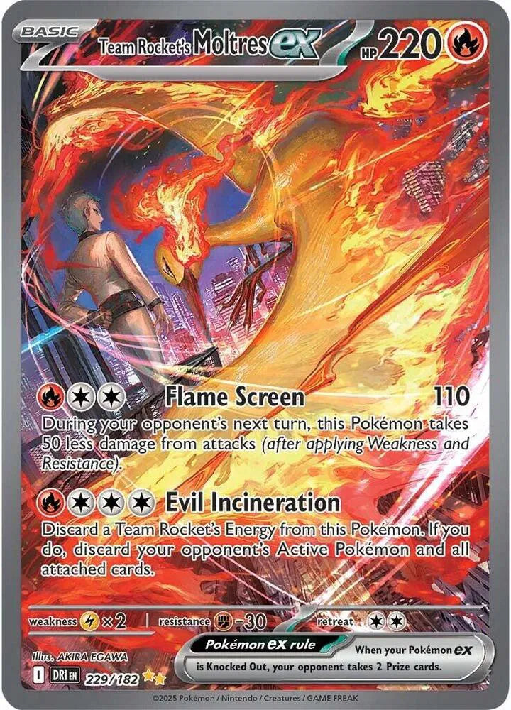 229/182 Team Rocket's Moltres EX