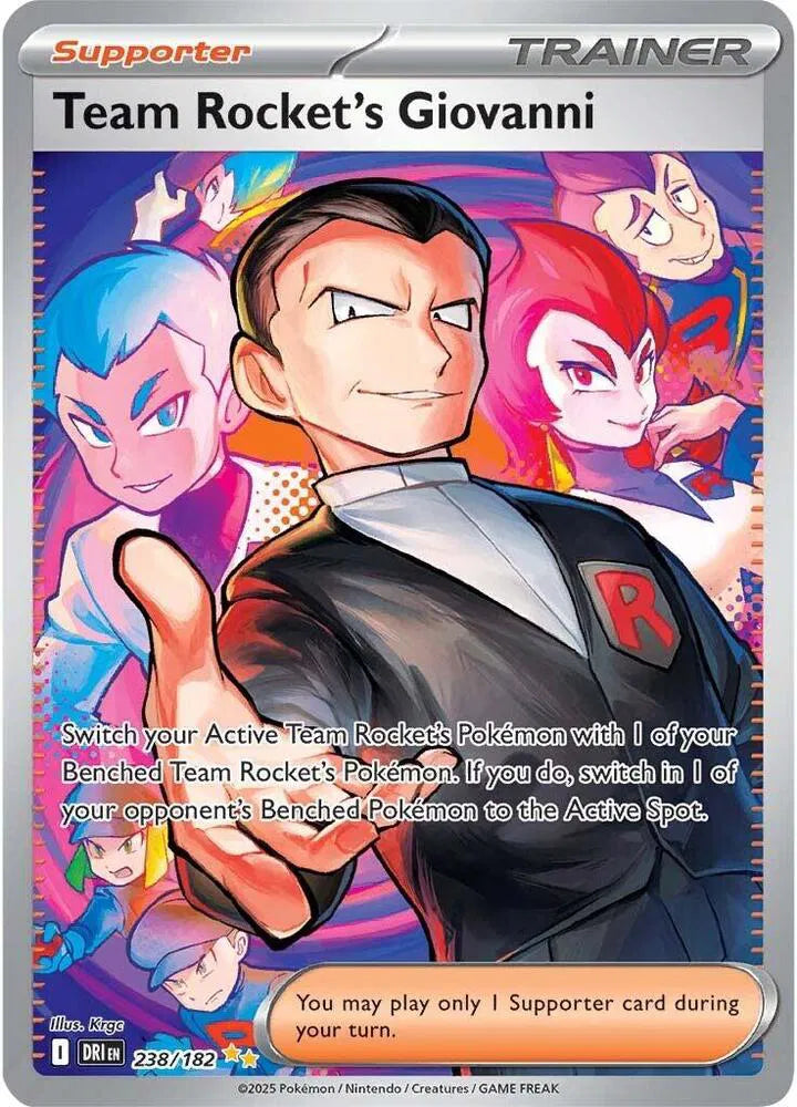 238/182 Team Rocket's Giovanni