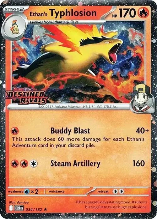 034/182 Ethan's Typhlosion Pre Release