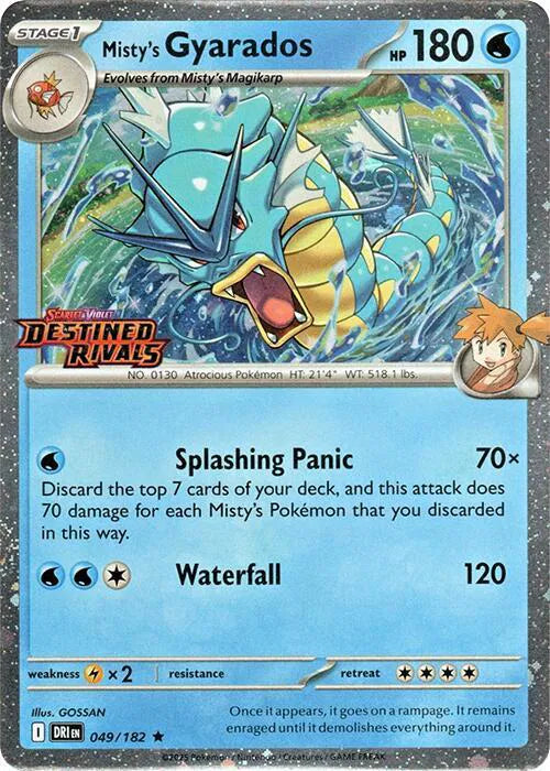 049/182 Misty's Gyarados Pre Release