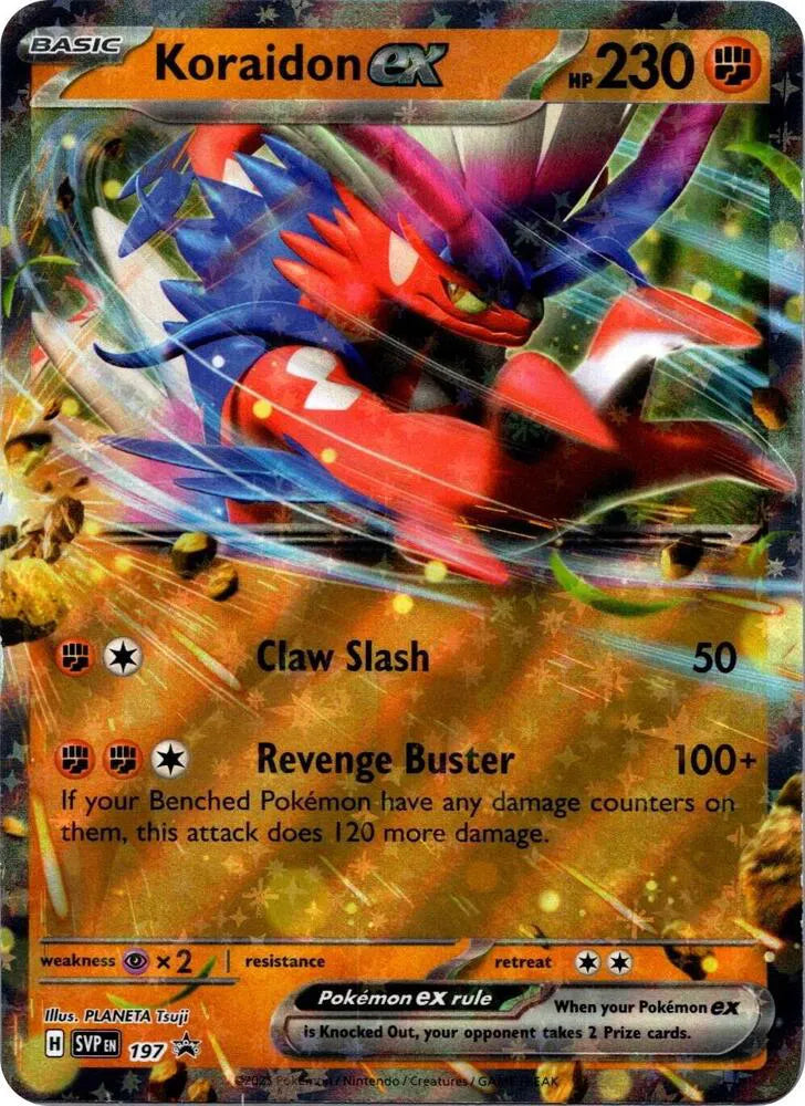SVP 197 Koraidon EX - SVP Black Star Promo