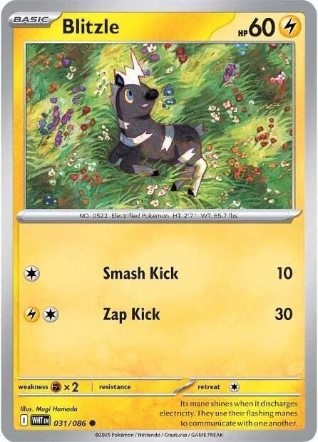031/086 Blitzle Reverse Holo