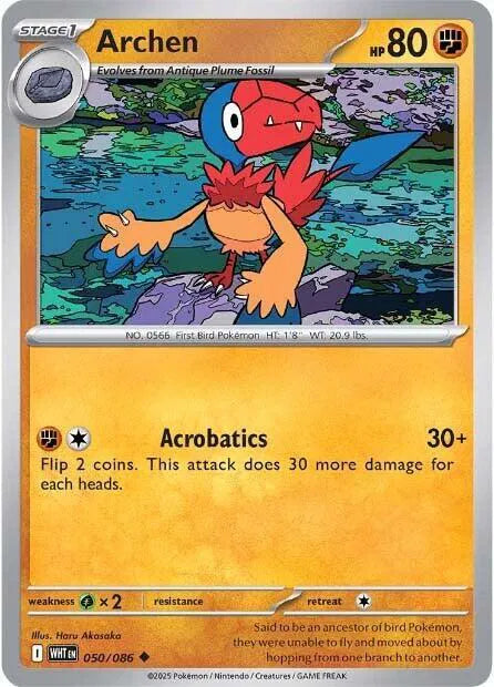 050/086 Archen Reverse Holo