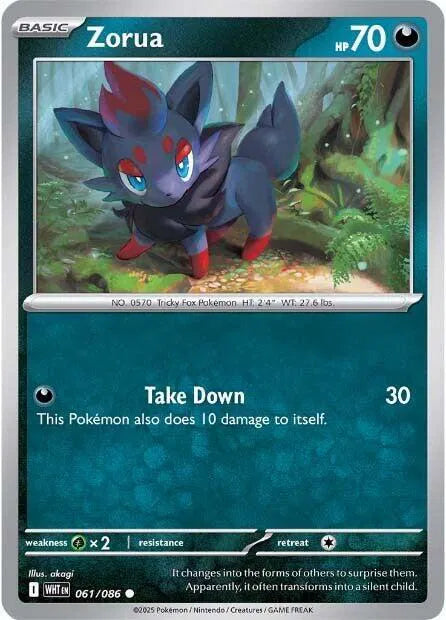 061/086 Zorua Reverse Holo