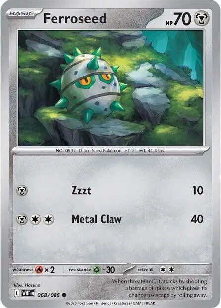 068/086 Ferroseed Reverse Holo