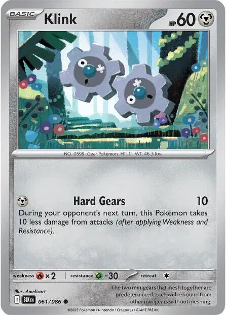 061/086 Klink Reverse Holo - Black Bolt