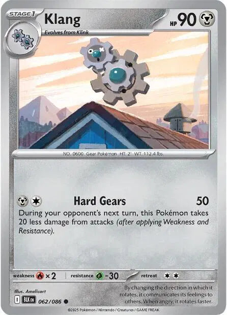 062/086 Klang Reverse Holo - Black Bolt