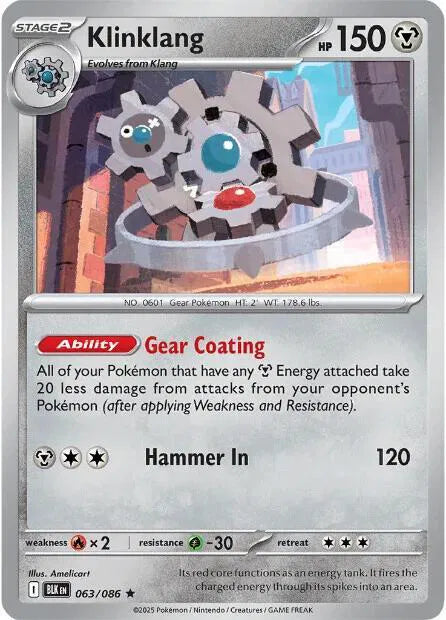 063/086 Klinklang Reverse Holo