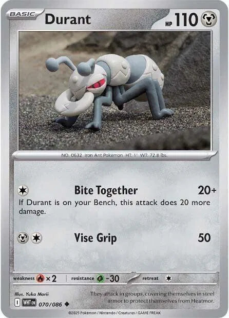 070/086 Durant Reverse Holo - White Flare