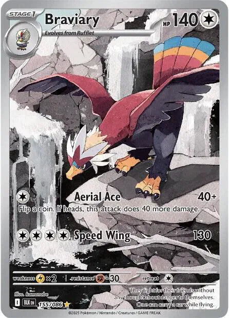 155/086 Braviary - Black Bolt