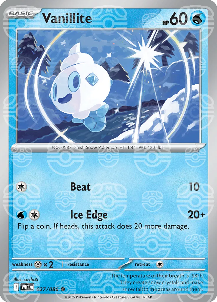 027/086 Vanillite Master Ball