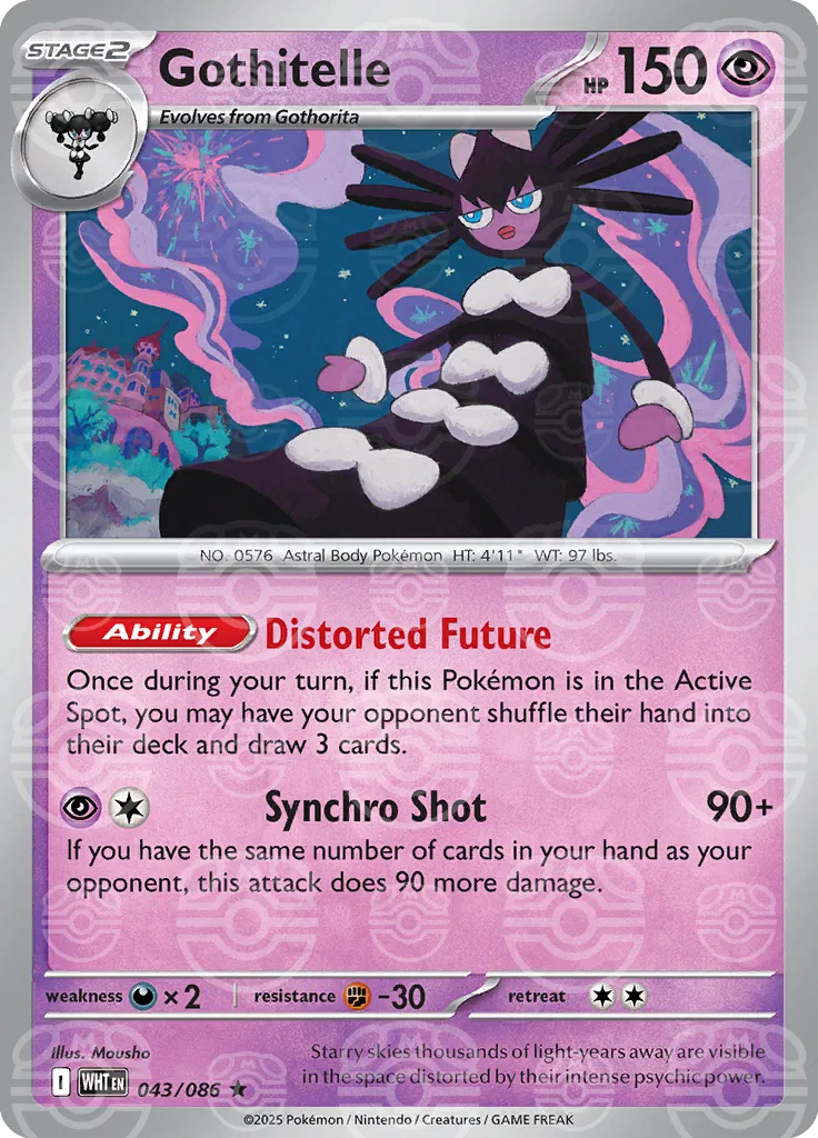 043/086 Gothitelle Master Ball