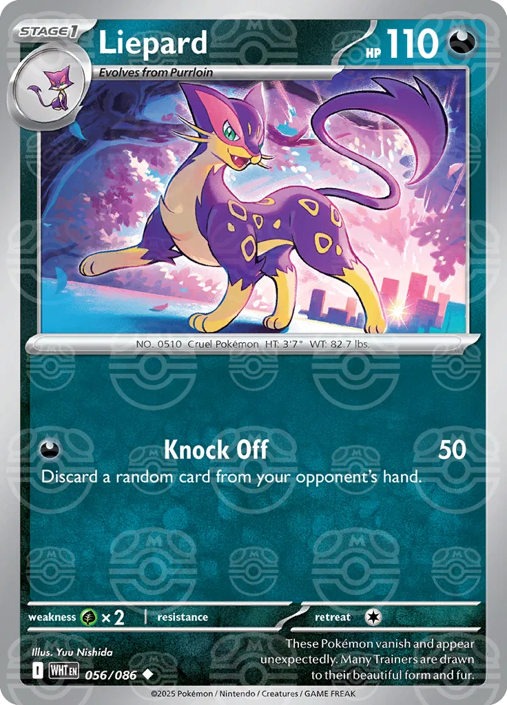 056/086 Liepard Master Ball - White Flare